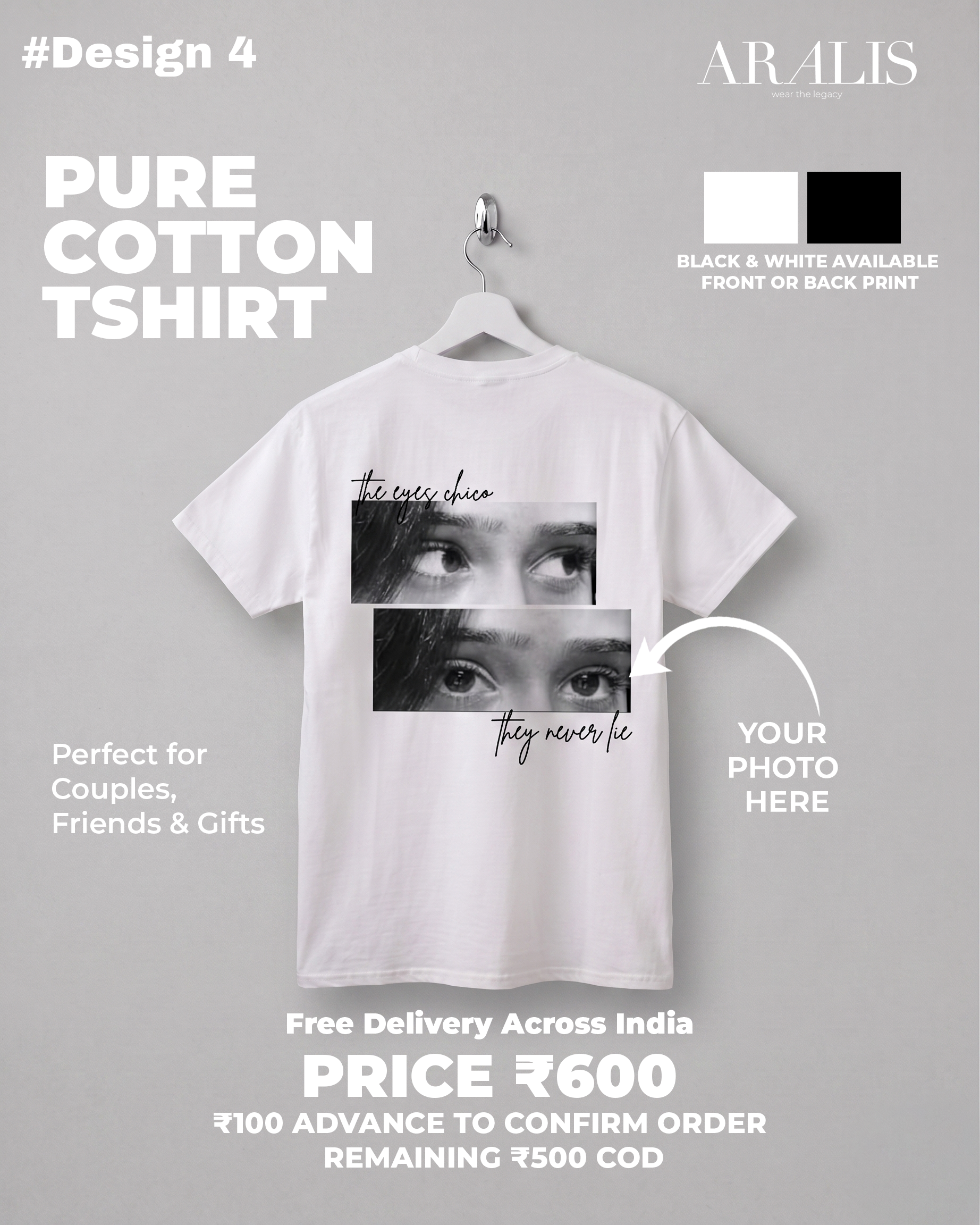 Custom Design Regular Fit Tshirt