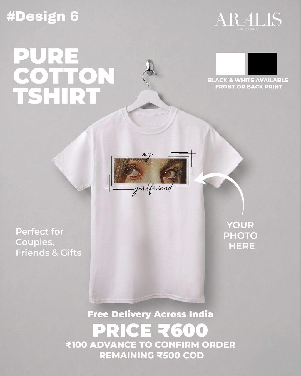 Custom Design Regular Fit Tshirt