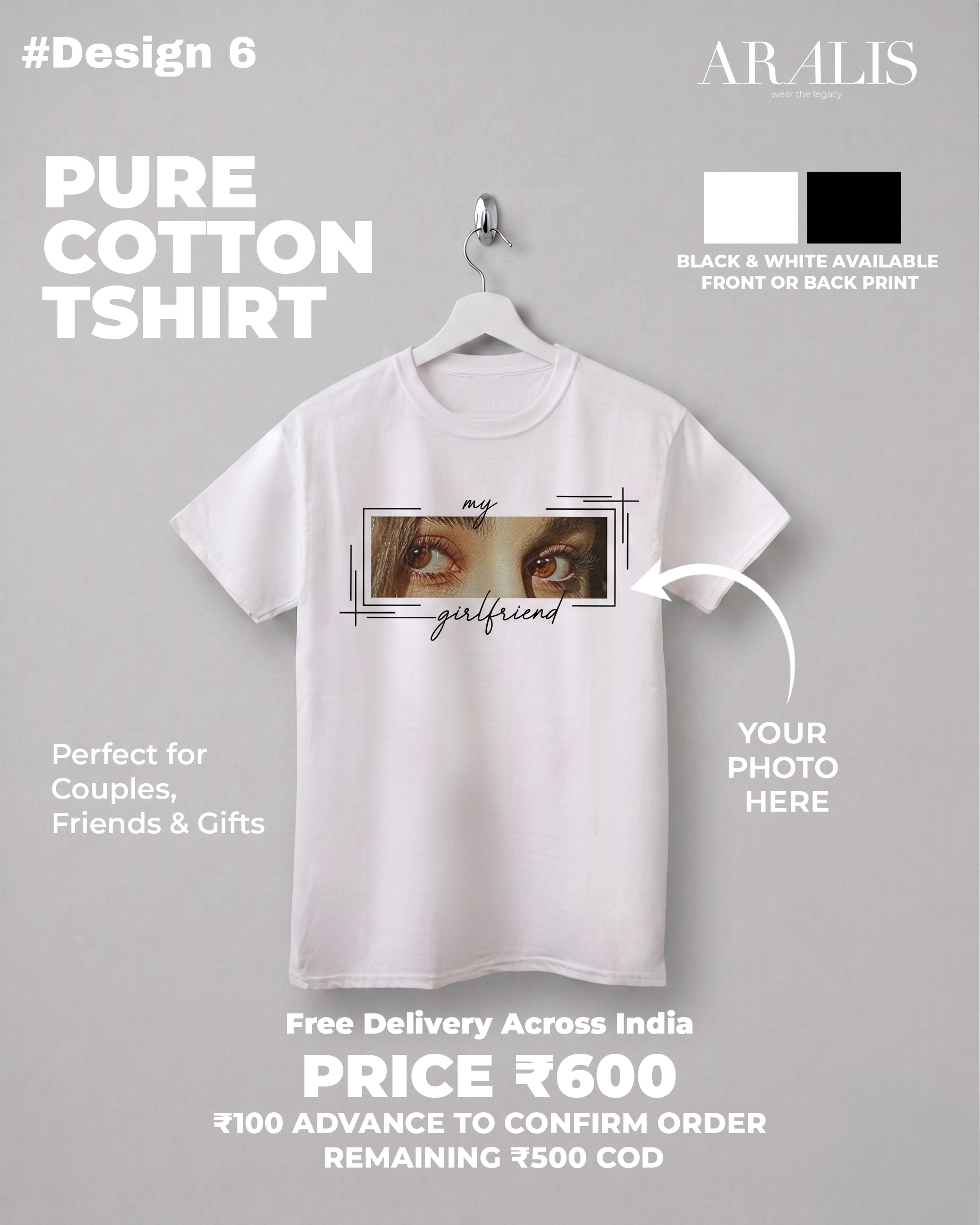 Custom Design Regular Fit Tshirt