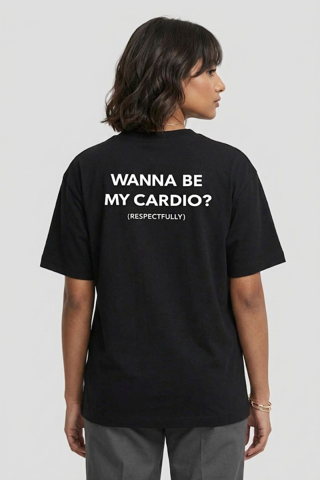Wanna Be My Cardio Oversized T-Shirt for Men/Women